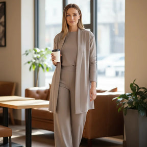 LunaraTM – Elegantes 3-teiliges Set mit fließendem Schnitt