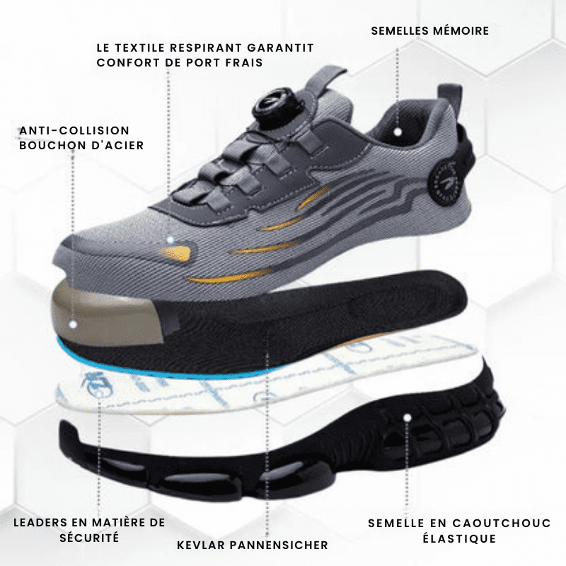Hugo™TM| Chaussures de securite ultralegeres Henner Z90
