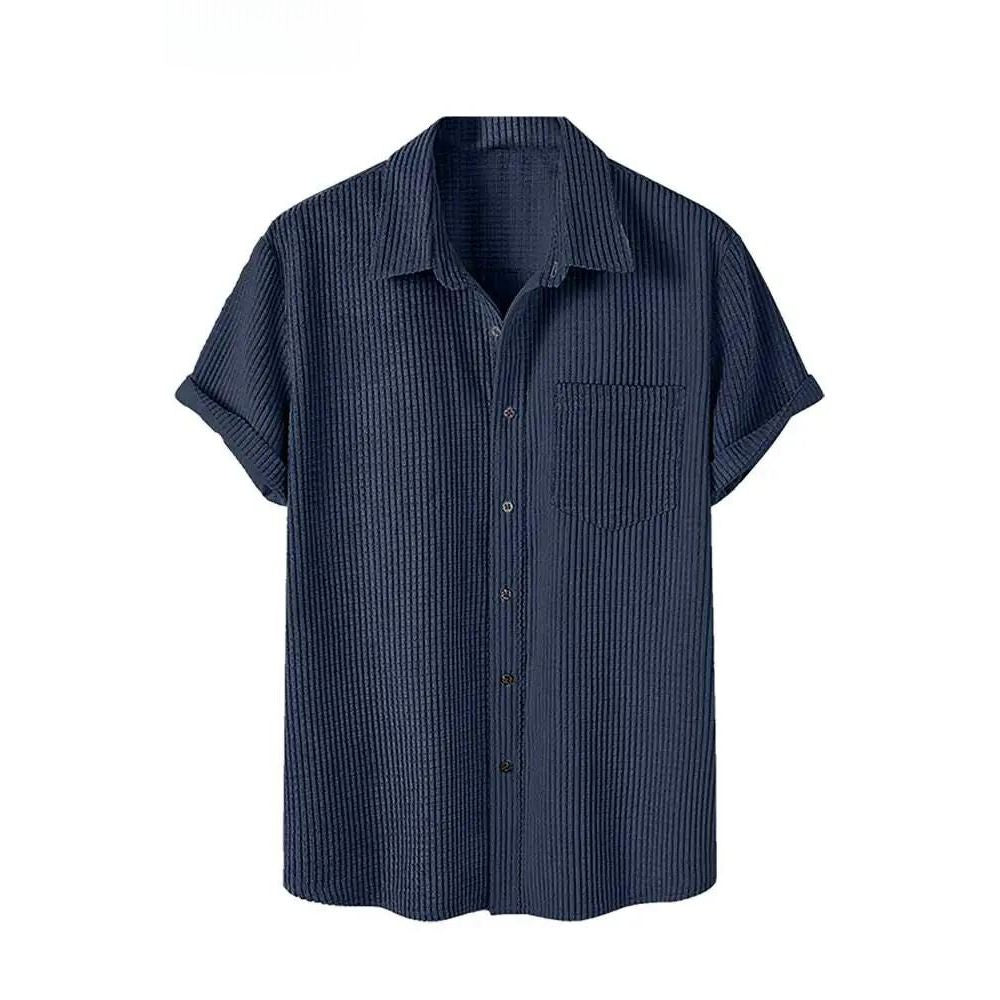 Shirt manches courtes en velours cotele | Weston™TM