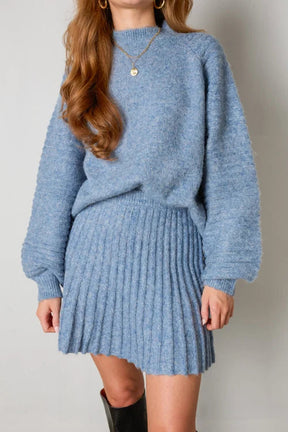 Weston™TM| Eleganter Pullover und Nina-Plissee-Rock