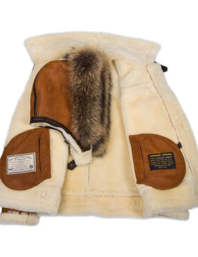 Hugo™TM| Maze Manteau d'hiver en cuir