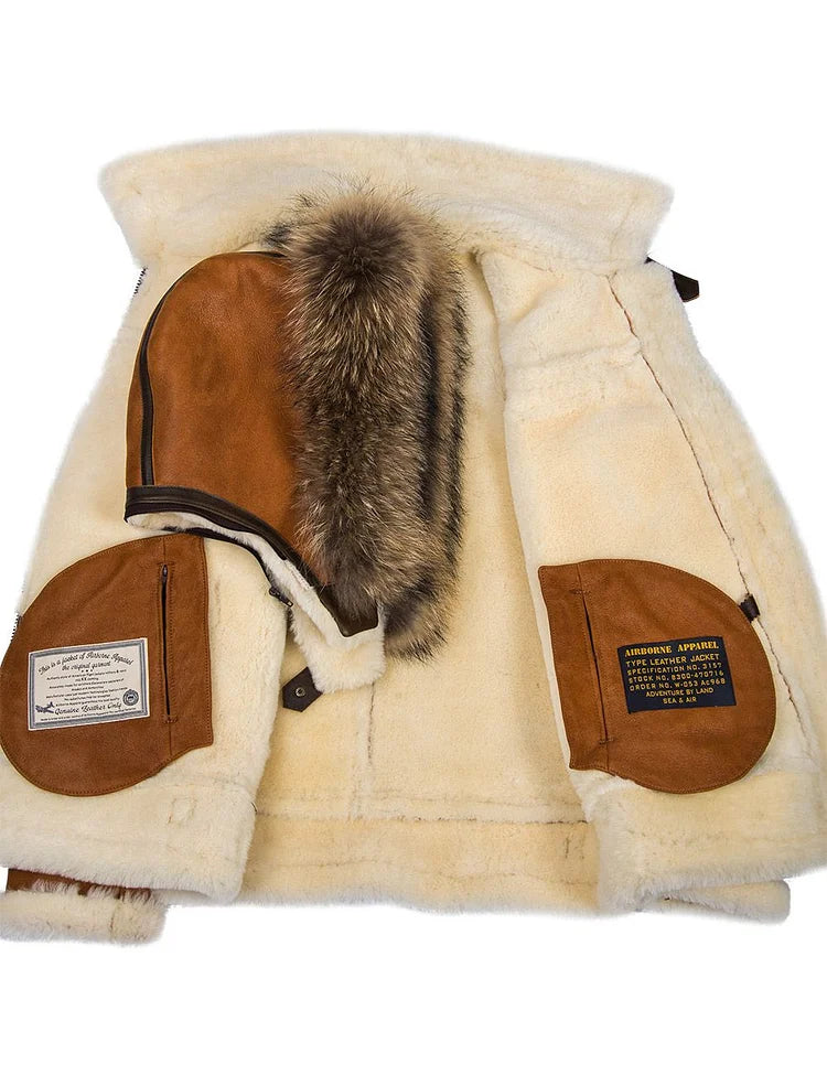 Hugo™TM| Maze Manteau d'hiver en cuir