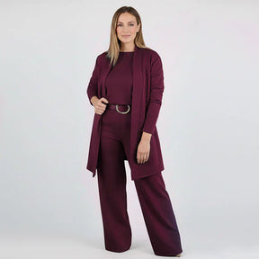 LunaraTM – Elegantes 3-teiliges Set mit fließendem Schnitt