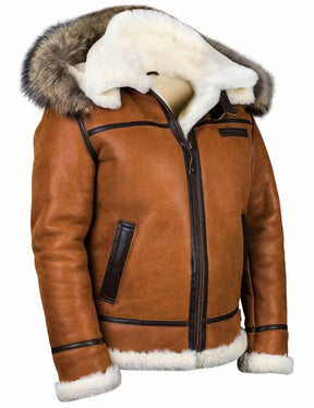 Hugo™TM| Maze Manteau d'hiver en cuir