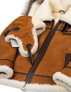 Hugo™TM| Maze Manteau d'hiver en cuir