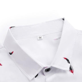 Shirt manches courtes Estampada Feathers | Weston™TM