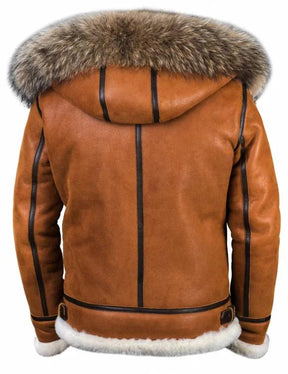 Hugo™TM| Maze Manteau d'hiver en cuir