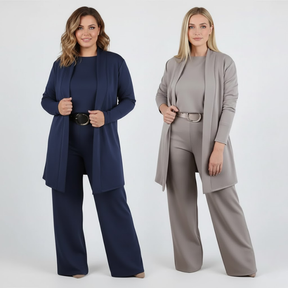 LunaraTM – Elegantes 3-teiliges Set mit fließendem Schnitt