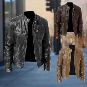 Weston™TM| Herren Lederjacke Trenton