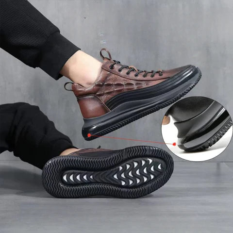 Hugo™TM| Chaussures True en cuir veritable