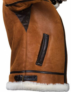 Hugo™TM| Maze Manteau d'hiver en cuir
