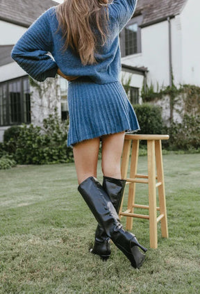 Weston™TM| Eleganter Pullover und Nina-Plissee-Rock
