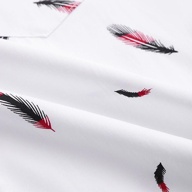 Shirt manches courtes Estampada Feathers | Weston™TM