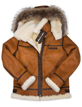 Hugo™TM| Maze Manteau d'hiver en cuir