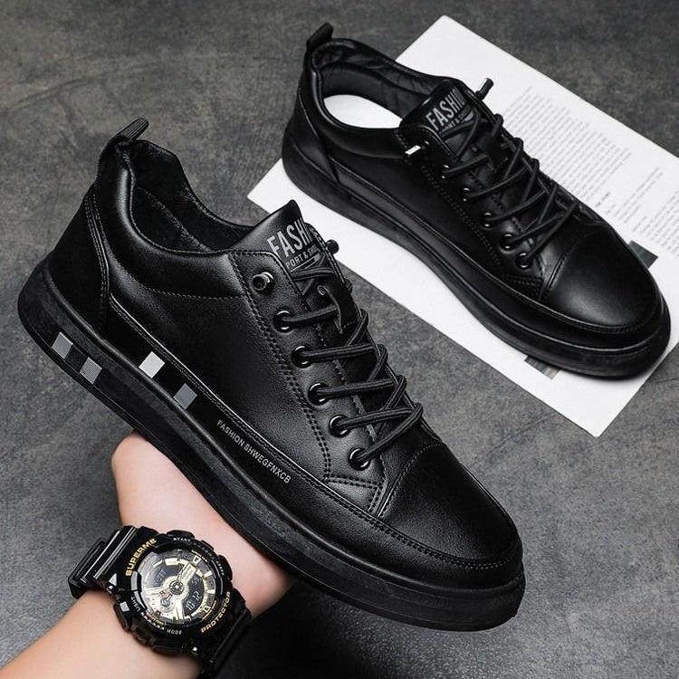 Hugo™TM| Chaussures decontractees en cuir veritable