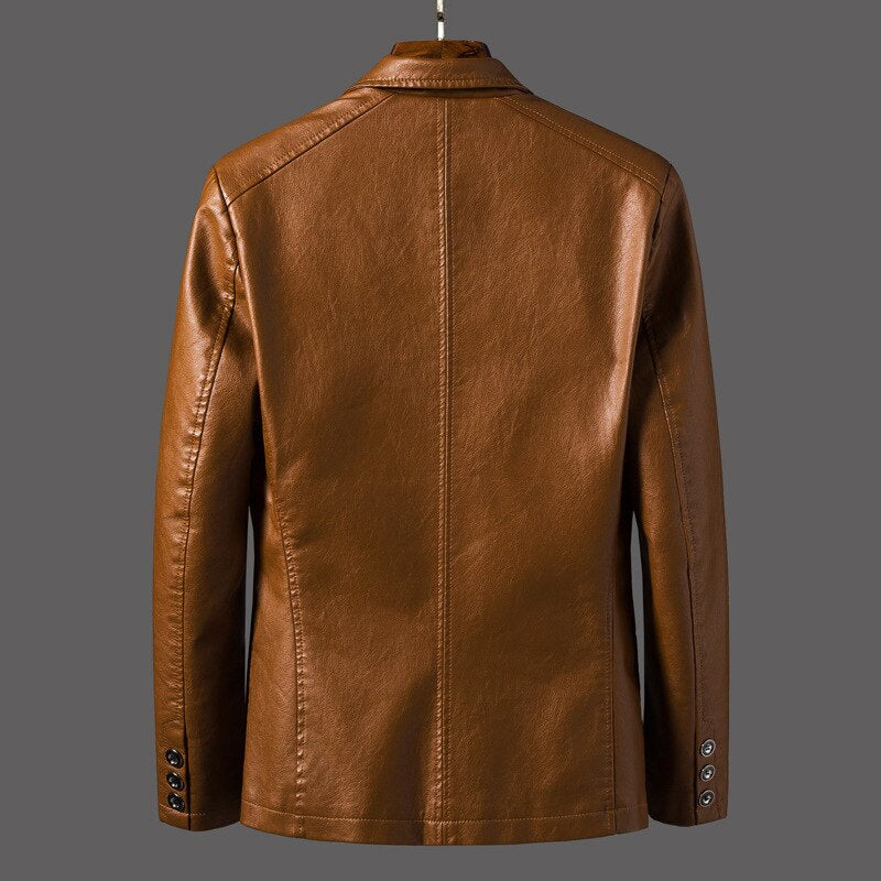 Hugo™TM| Veste homme en cuir James