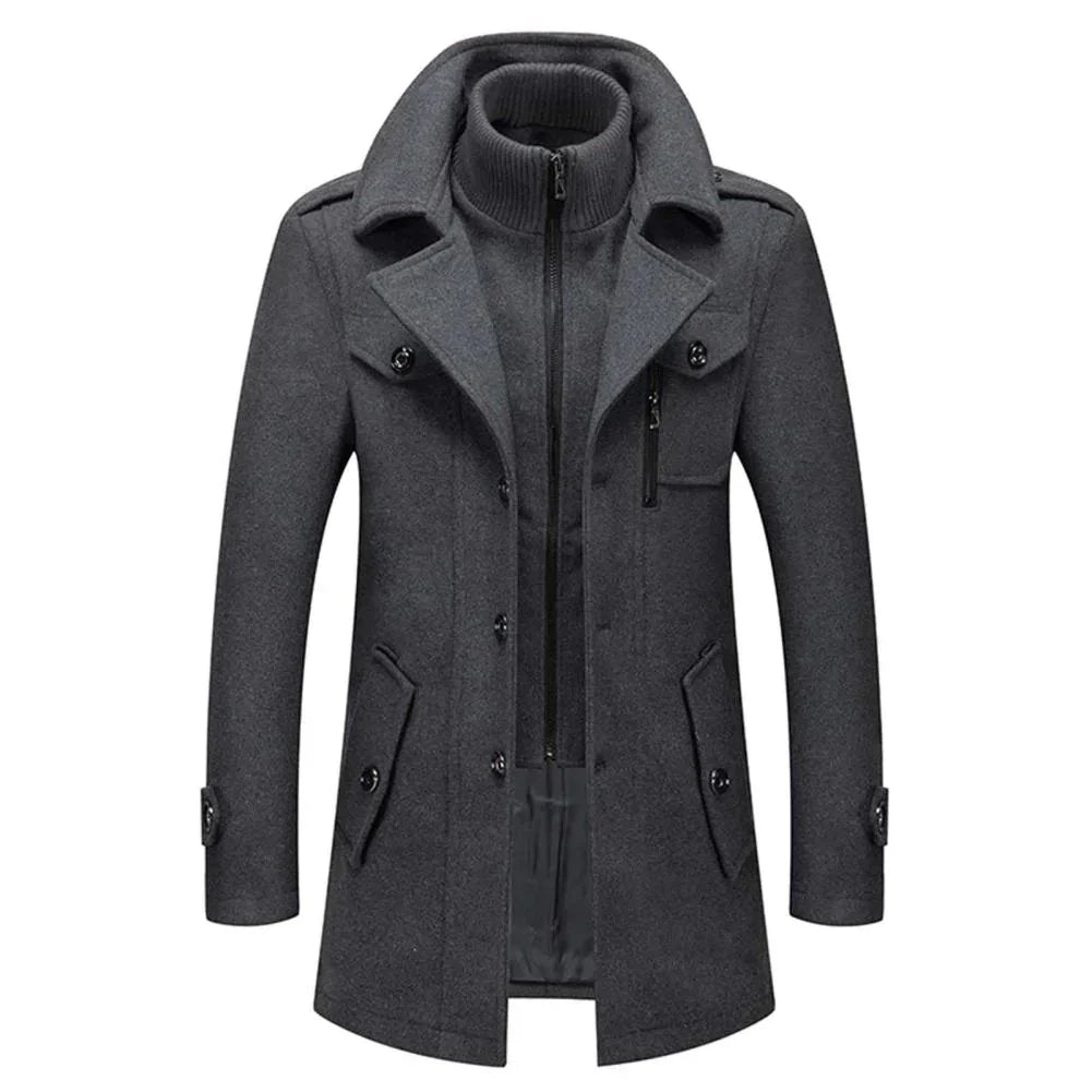 Peaky | Zweiteiliger Herrenmantel: Stil und Wärme für jeden Tag