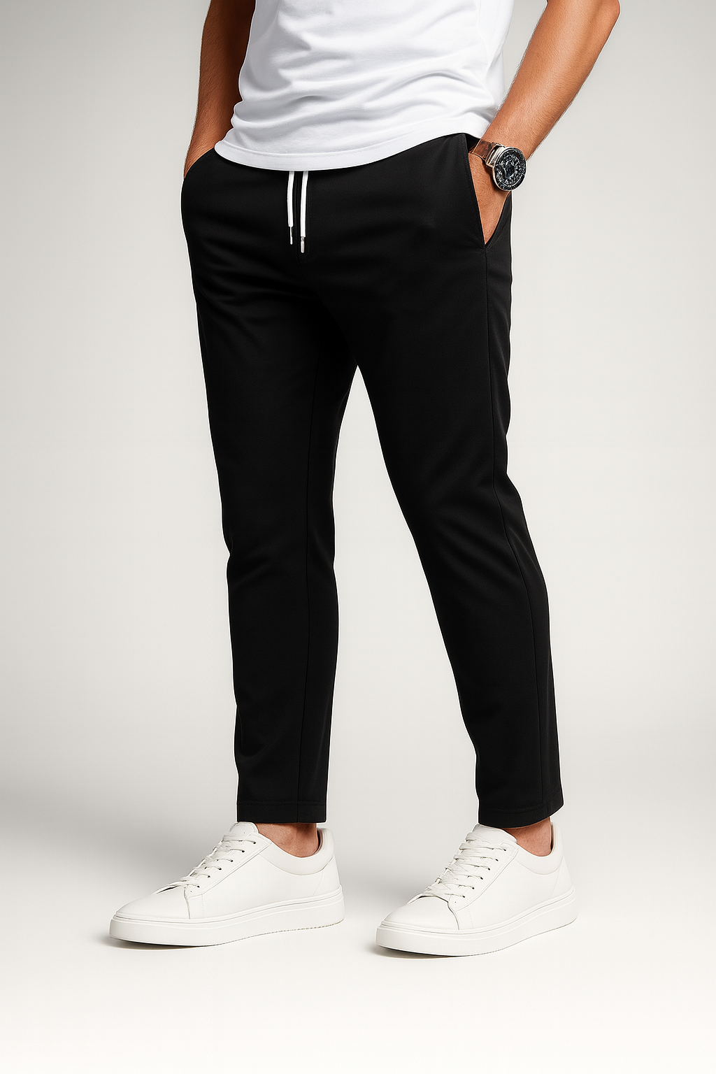 Moderne, schmal geschnittene Freizeithose für Herren • Jonas Weston™